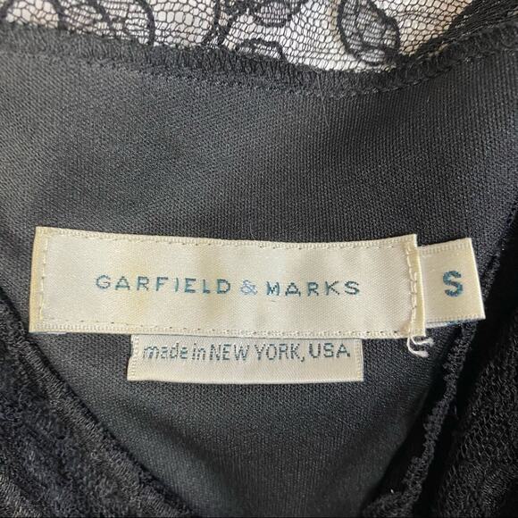 GARFIELD & MARKS BLACK LACE CAMISOLE TOP SIZE SMALL - Picture 6 of 10